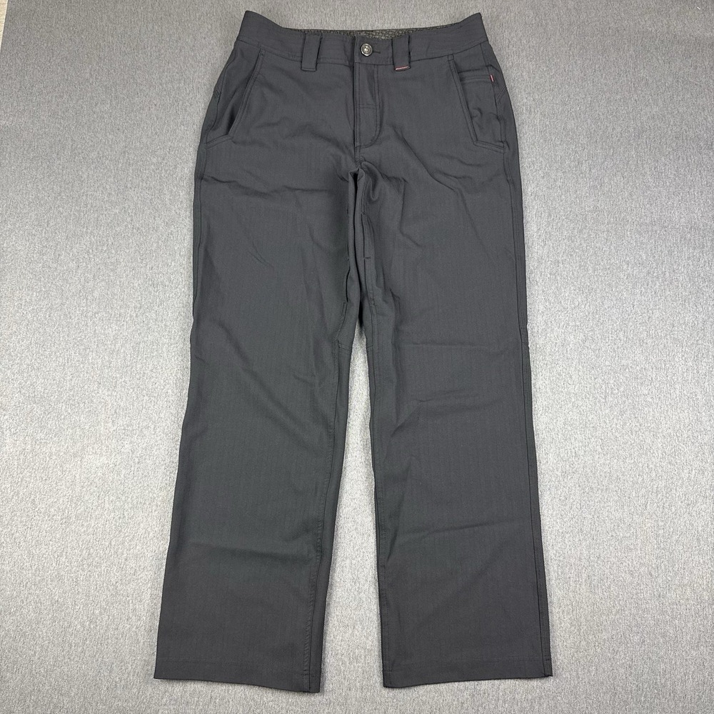 Lululemon Pants Men 34 X 31 Black on Black Stripe Performance Chino Golf Stretch